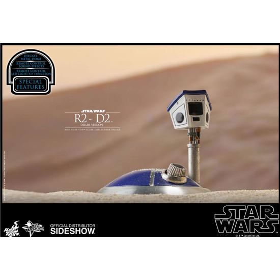 Star Wars: Star Wars Movie Masterpiece Action Figure 1/6 R2-D2 Deluxe Ver. 18 cm