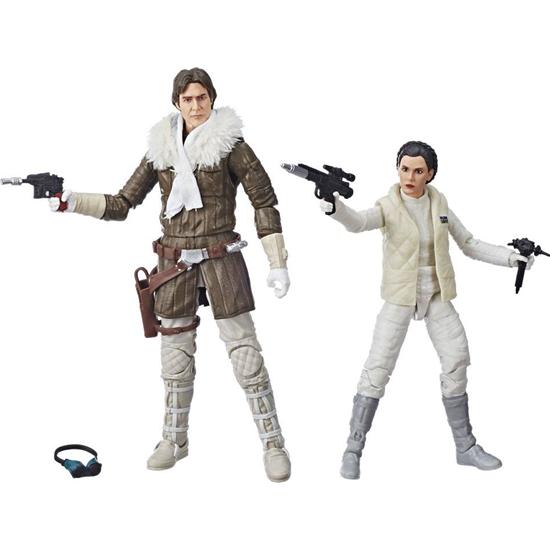 Star Wars: Leia & Han (Hoth) Exclusive Black Series Action Figures 15 cm