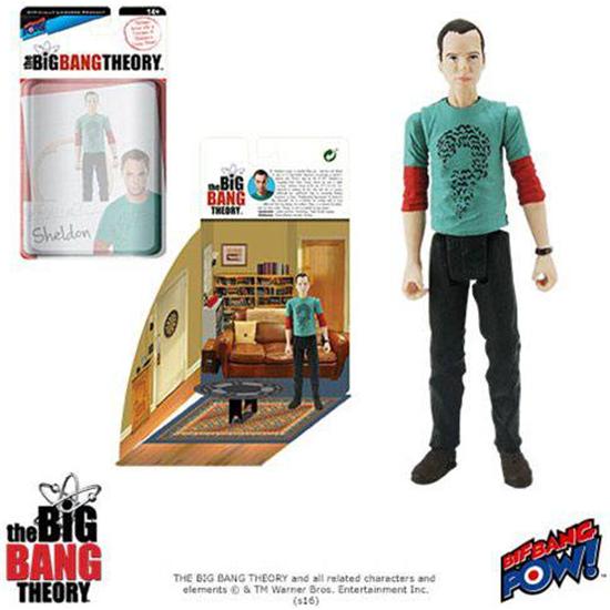 Big Bang Theory: The Big Bang Theory Action Figures with Diorama Set Sheldon Riddler Shirt 10 cm