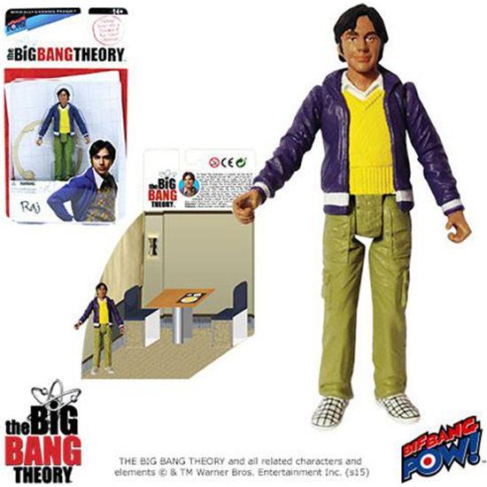 Big Bang Theory: The Big Bang Theory Action Figures with Diorama Set Raj 10 cm