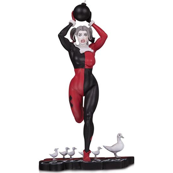 DC Comics: DC Comics Red, White & Black Statue Harley Quinn by Frank Cho 21 cm