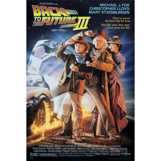 Back To The Future: Part 3 - Film Plakat (US-Size)
