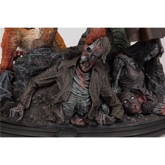 Walking Dead: The Walking Dead Statue Ezekiel & Shiva 33 cm