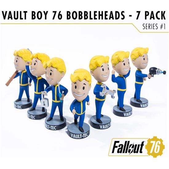 Fallout: Fallout 76 Bobble-Heads 13 cm Vault-Tec Vault Boys Series 1 7-Pack