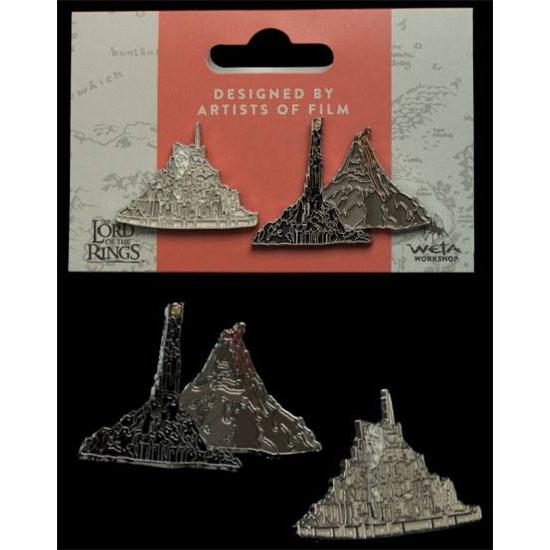 Lord Of The Rings: Minas Tirith & Mt. Doom Collectors Pins 2-Pack