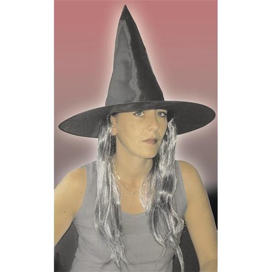 Halloween: Heksehat med paryk