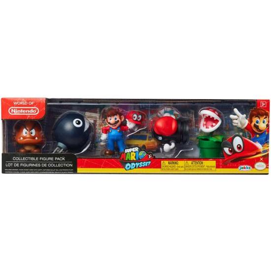 Super Mario Bros.: World of Nintendo Mini Figure 5-Pack Super Mario Odyssey Theme 6 cm