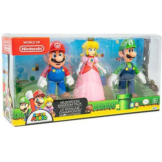 Super Mario Bros.: World of Nintendo Action Figure 3-Pack Mushroom Kingdom 10 cm