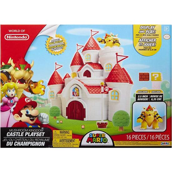 Super Mario Bros.: World of Nintendo Playset Super Mario Mushroom Kingdom Castle