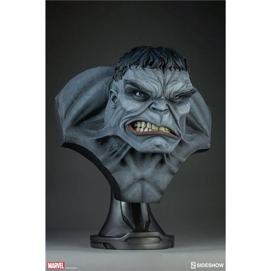 Marvel: Marvel Comics Bust 1/1 Gray Hulk Sideshow Exclusive 66 cm