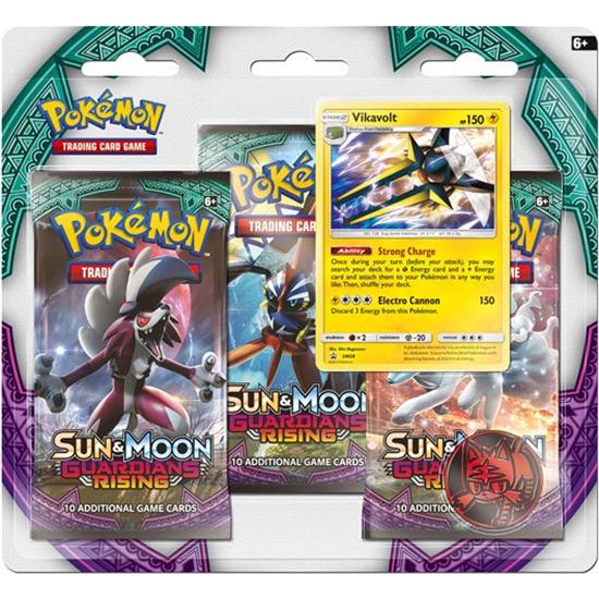 Pokémon: Vikavolt - Sun and Moon Guardians Rising 3-Pak