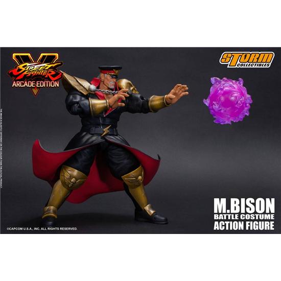 Street Fighter: Street Fighter V Arcade Edition Action Figure 1/12 M. Bison Battle Costume 18 cm