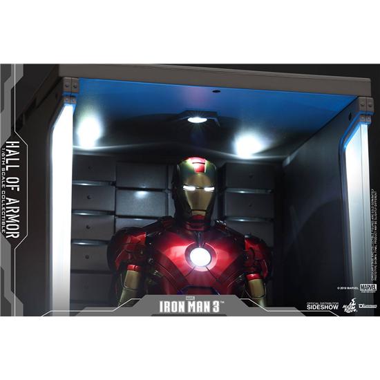 Iron Man: Iron Man 3 Diorama 1/6 Hall of Armor 38 cm