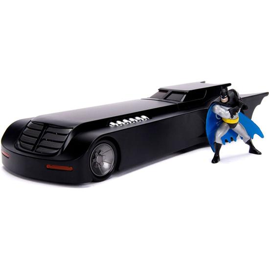 Batman: Batman Animated Series Metals Diecast Model 1/24 Batmobile with figure