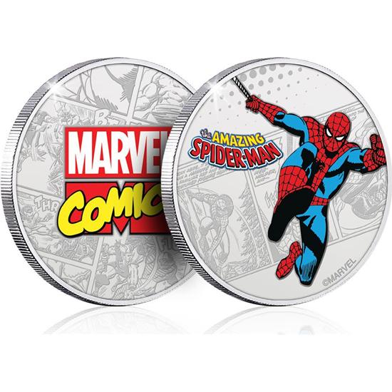 Spider-Man: Marvel Collectable Coin Spider-Man (silver plated)
