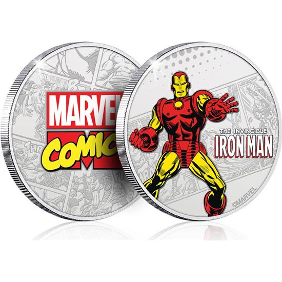 Iron Man: Marvel Collectable Coin Iron Man (silver plated)