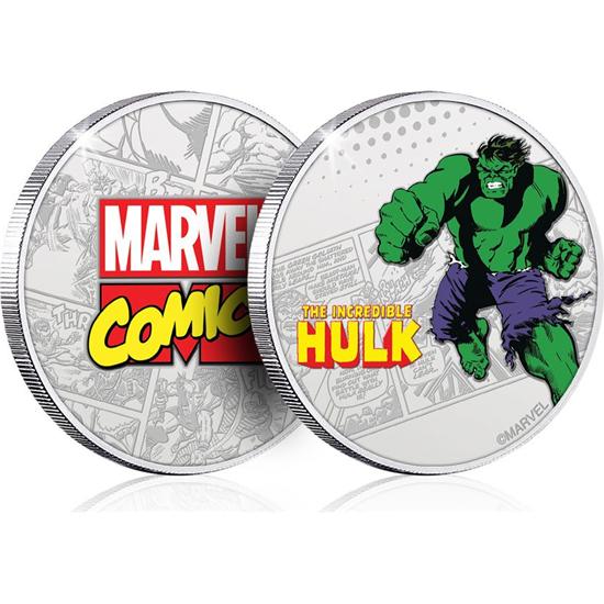 Marvel: Marvel Collectable Coin Hulk (silver plated)