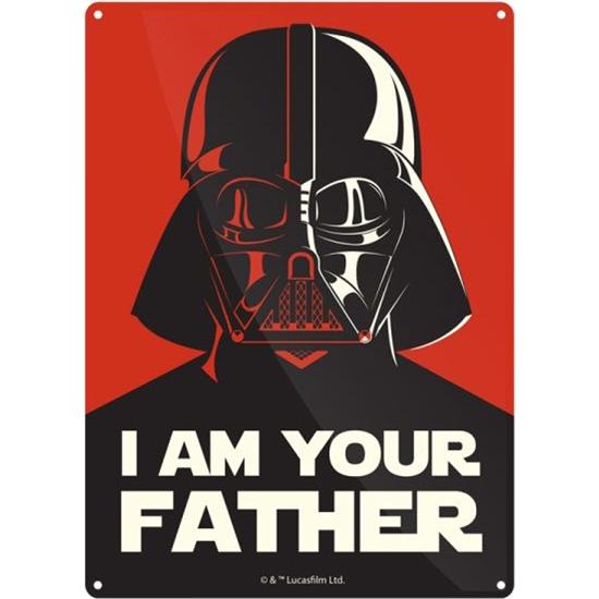 Star Wars: Star Wars Tin Sign I Am Your Father 21 x 15 cm