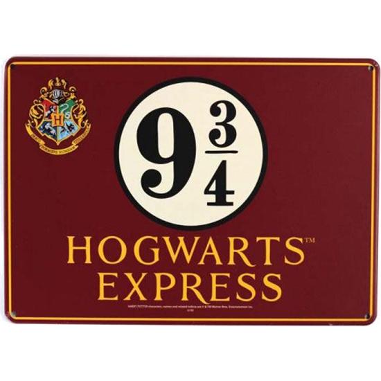 Harry Potter: Platform 9 3/4 Tin Skilt  21 x 15 cm