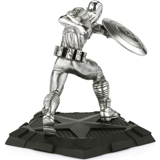 Marvel: Marvel Pewter Collectible Statue Captain America First Avenger 12 cm