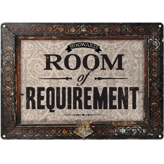 Harry Potter: Room of Requirement Tin Skilt 21 x 15 cm