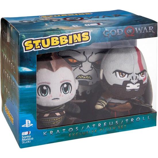 God Of War: God Of War Stubbins Plush Figures 3-Pack 10-15 cm
