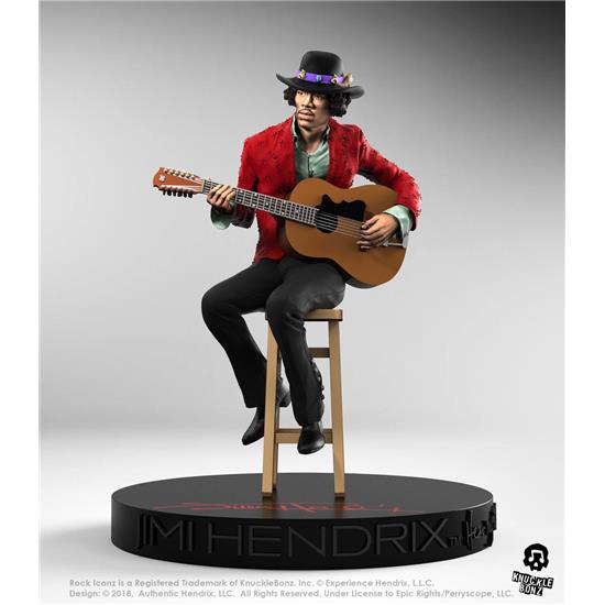 Jimi Hendrix: Jimi Hendrix Rock Iconz Statue 1/9 Jimi Hendrix II 21 cm