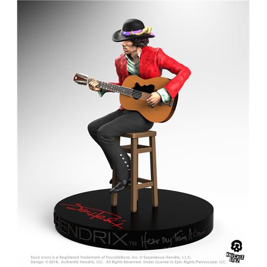 Jimi Hendrix: Jimi Hendrix Rock Iconz Statue 1/9 Jimi Hendrix II 21 cm