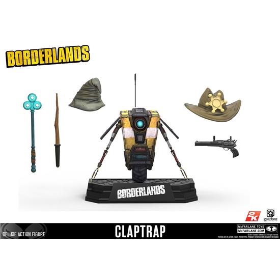 Borderlands: Borderlands Deluxe Action Figure Claptrap 12 cm