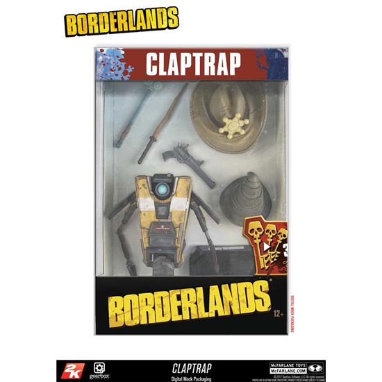 Borderlands: Borderlands Deluxe Action Figure Claptrap 12 cm