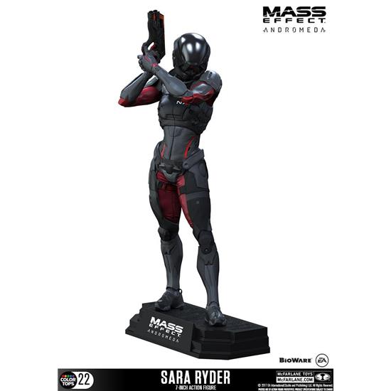 Mass Effect: Mass Effect Andromeda Color Tops Action Figure Sara Ryder 18 cm