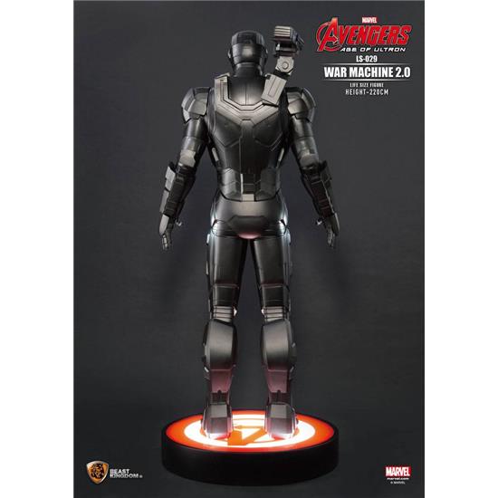 Avengers: Avengers Age of Ultron Life-Size Statue Iron Man War Machine 2.0 220 cm