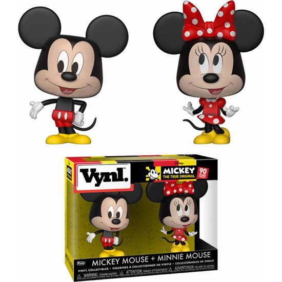 Disney: Mickey Mouse & Minnie Mouse Disney VYNL Vinyl Figurer 2-Pak