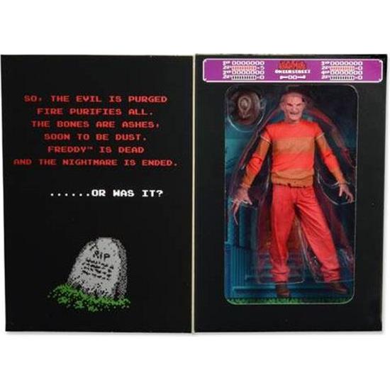 A Nightmare On Elm Street: Nightmare on Elm Street Action Figure Freddy Krueger (Classic Video Game Appearance) 18 cm