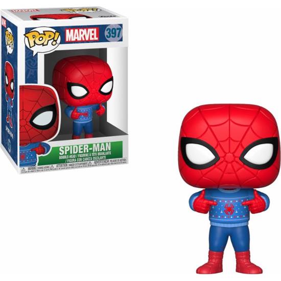 Spider-Man: Spider-Man (Ugly Sweater) POP! Marvel Holiday Vinyl Bobble-Head (#397)