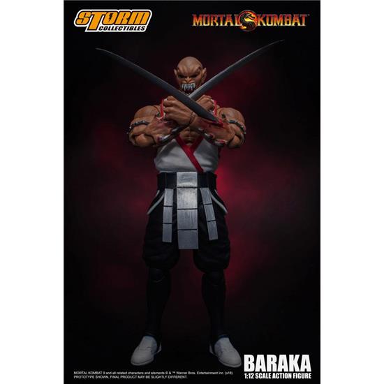 Mortal Kombat: Mortal Kombat Action Figure 1/12 Baraka 18 cm