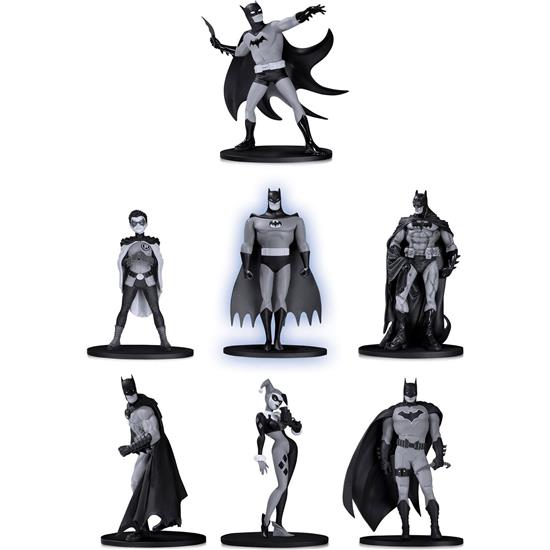 Batman: Batman Black & White PVC Minifigure 7-Pack Box Set #2 10 cm