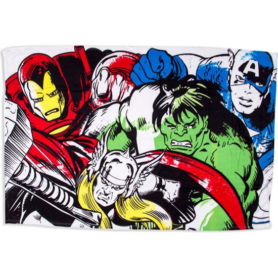 Avengers: Marvel Comics Fleece Tæppe 100 x 150 cm