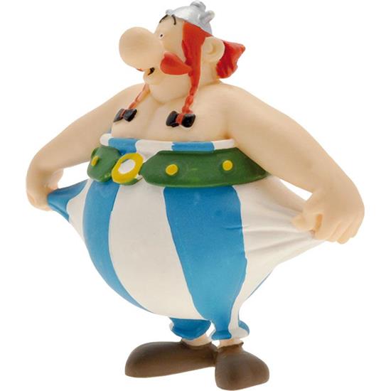 Asterix og Obelix: Asterix Figure Obelix holding his pants 8 cm