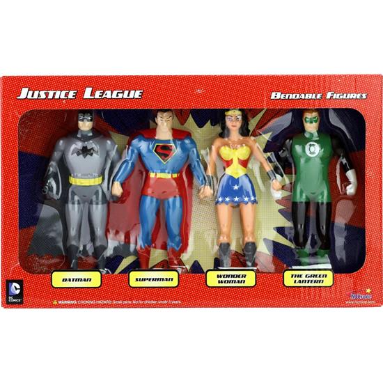 Justice League: Justice League Bendable Figures 4-Pack 14 cm
