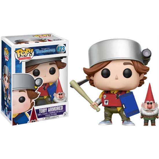 Trollhunters: Toby Armored & Gnome POP! Television Vinyl Figur (#473)