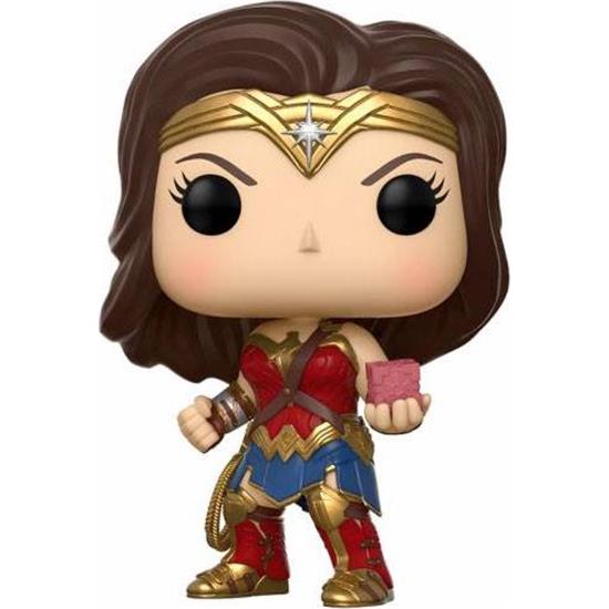 Justice League: Wonder Woman with Mother Box POP! Movies Vinyl Figur (#211)