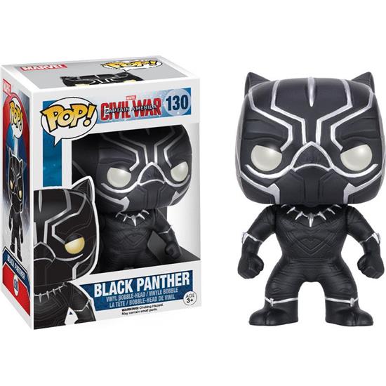 Marvel: Black Panther POP! Vinyl Bobble-Head Figur (#130)