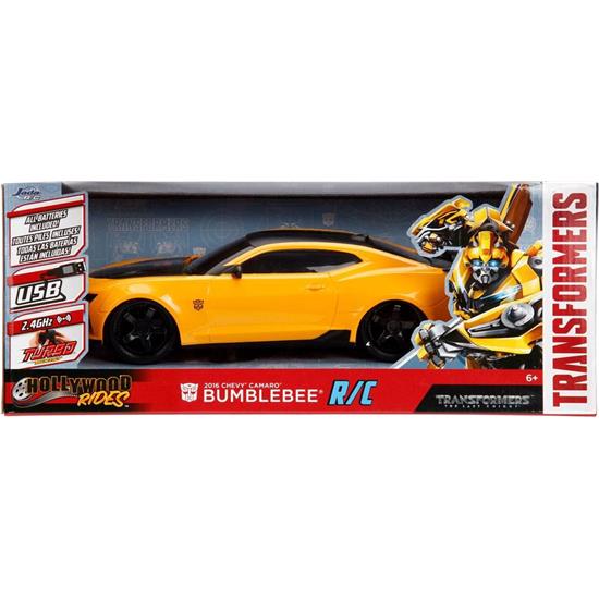 Transformers: Transformers The Last Knight RC Car 1/16 2016 Chevy Camaro Bumblebee