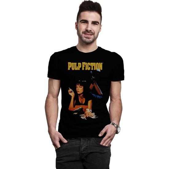 Pulp Fiction: Pulp Fiction Klassisk Plakat T-shirt