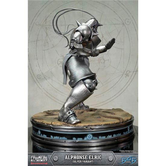Manga & Anime: Fullmetal Alchemist Brotherhood Statue Alphonse Elric Silver Variant 55 cm