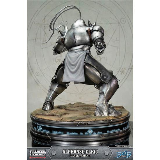 Manga & Anime: Fullmetal Alchemist Brotherhood Statue Alphonse Elric Silver Variant 55 cm
