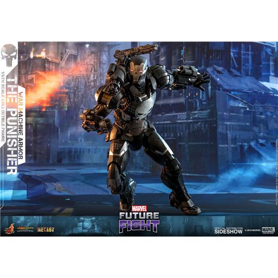 Marvel: Marvel Future Fight Video Game Masterpiece Action Figure 1/6 The Punisher War Machine Armor 32 cm