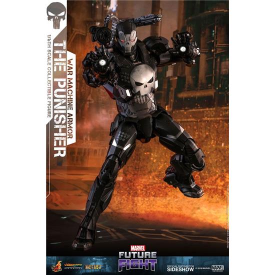 Marvel: Marvel Future Fight Video Game Masterpiece Action Figure 1/6 The Punisher War Machine Armor 32 cm