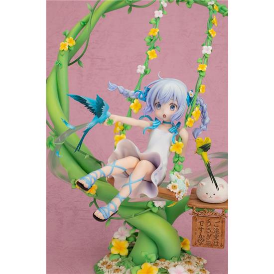 Manga & Anime: Is the Order a Rabbit? PVC Statue 1/7 Chino Flower Swing 29 cm